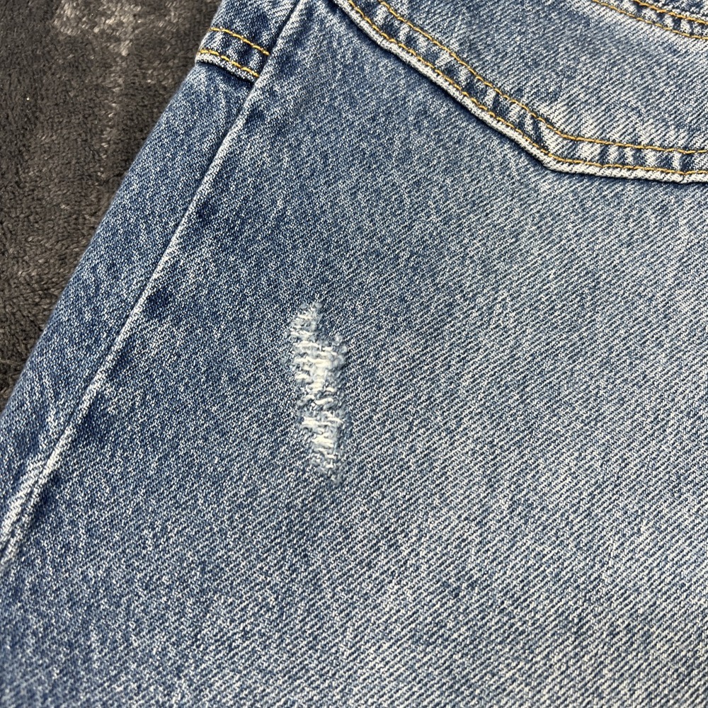 Forever 21 Retro Flare Jeans Womens Size 25x28 Blue Denim Mid Rise hippie hipste - Picture 3 of 13
